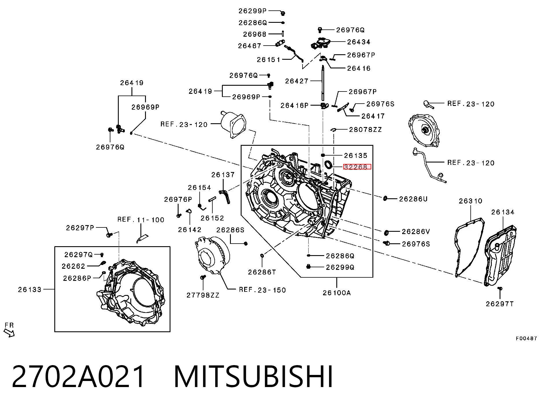 2702A021 Mitsubishi