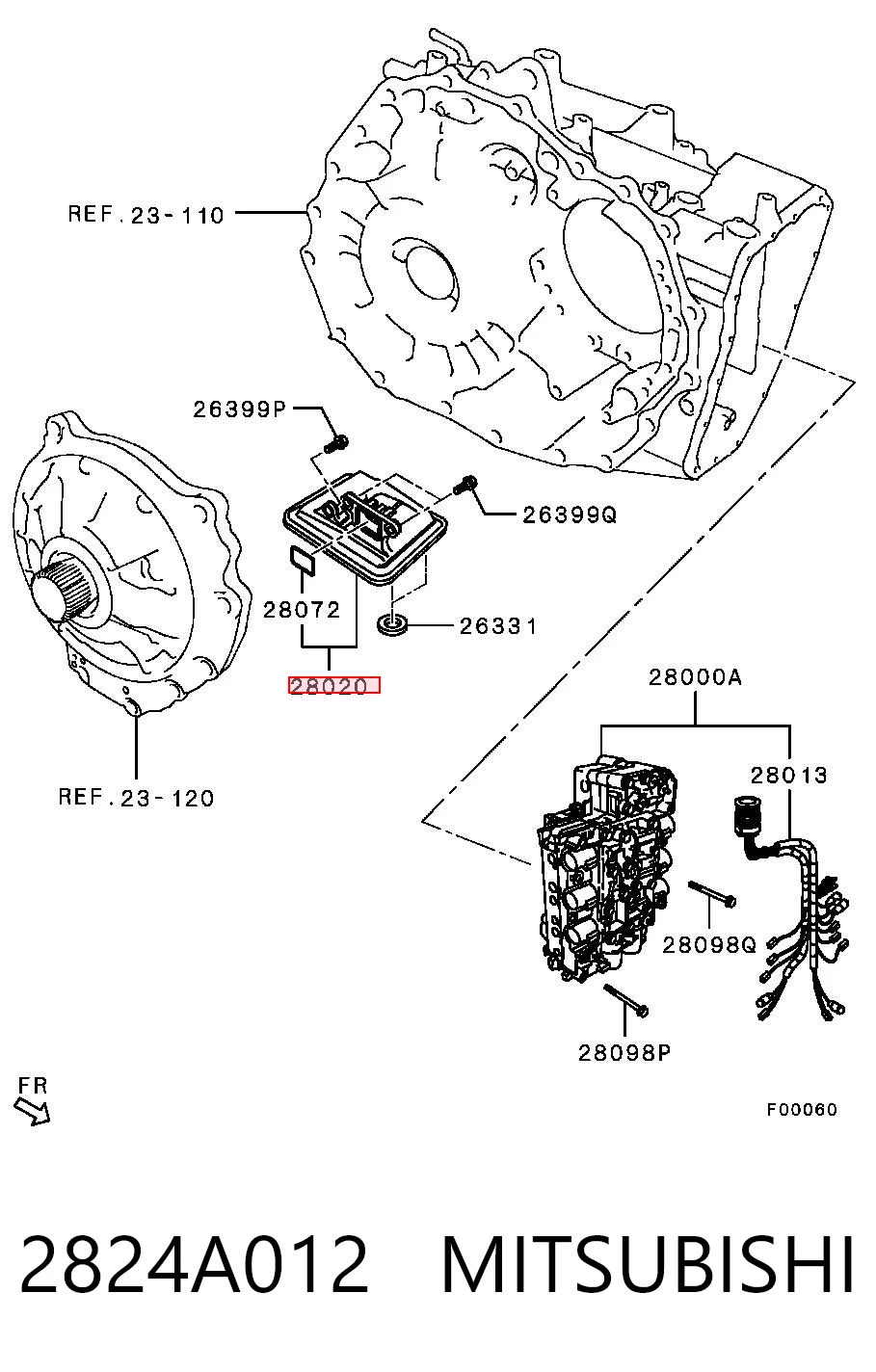 2824A012 Mitsubishi