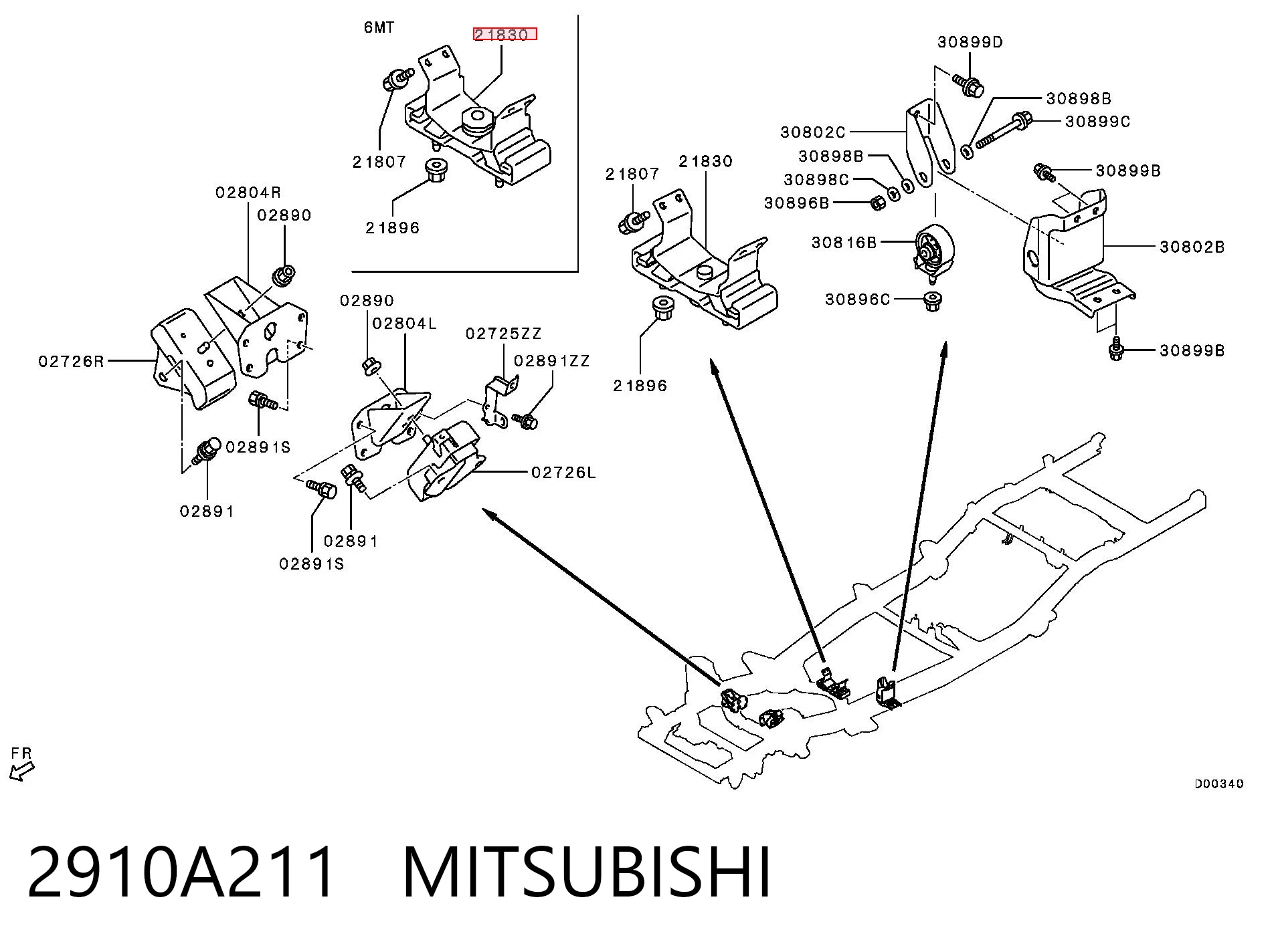 2910A211 Mitsubishi