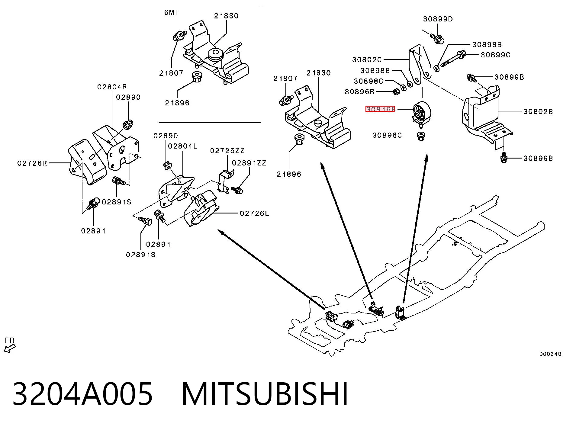 3204A005 Mitsubishi
