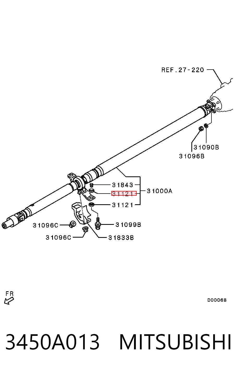 3450A013 Mitsubishi
