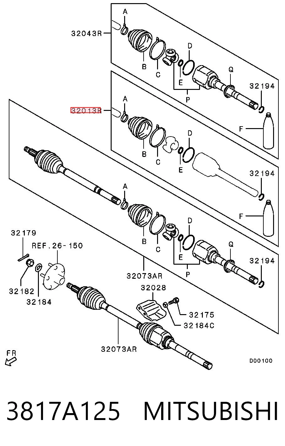 3817A125 Mitsubishi