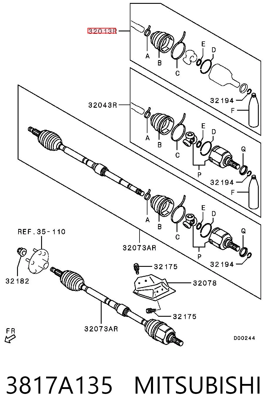 3817A135 Mitsubishi