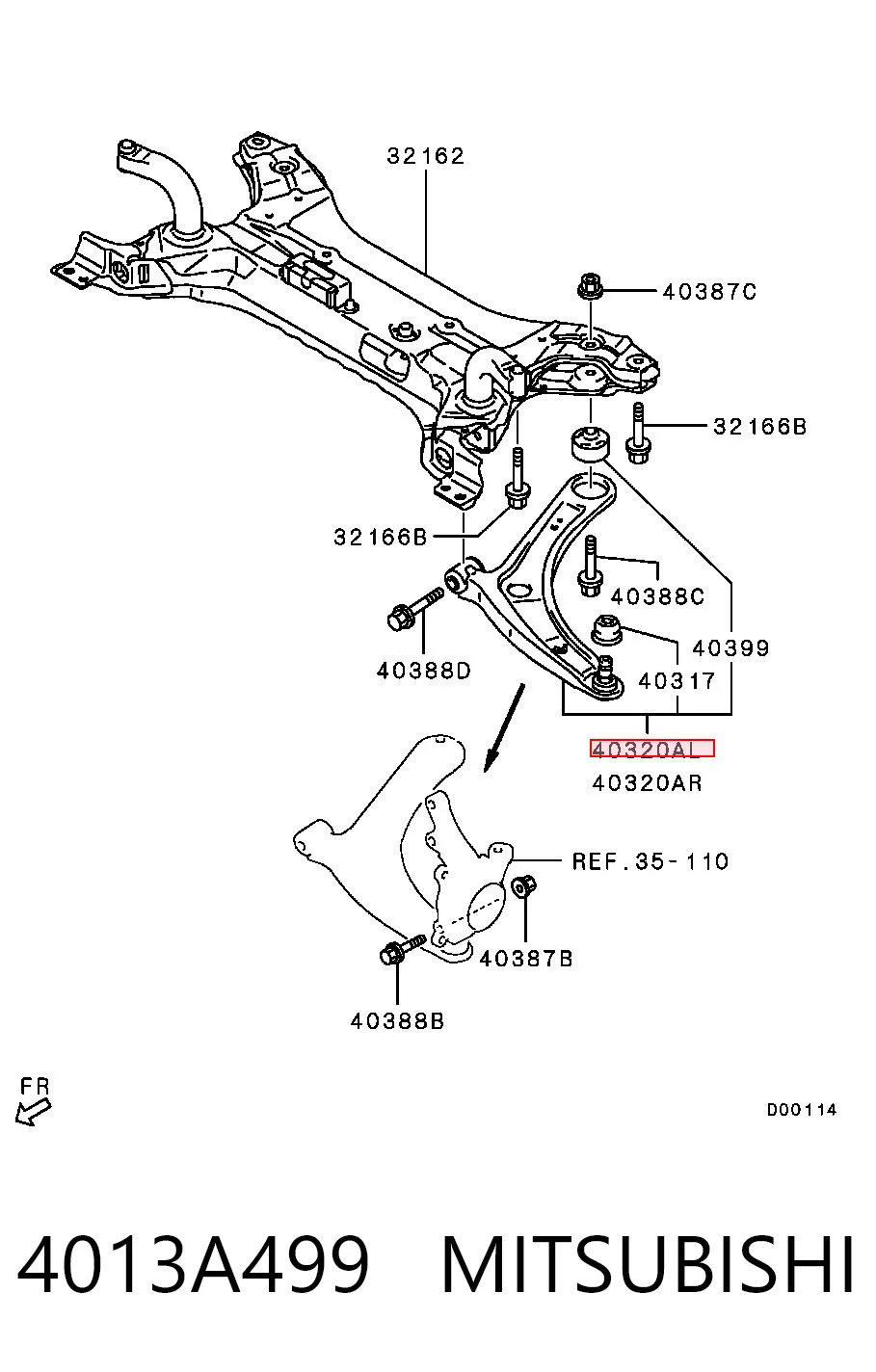 4013A499 Mitsubishi