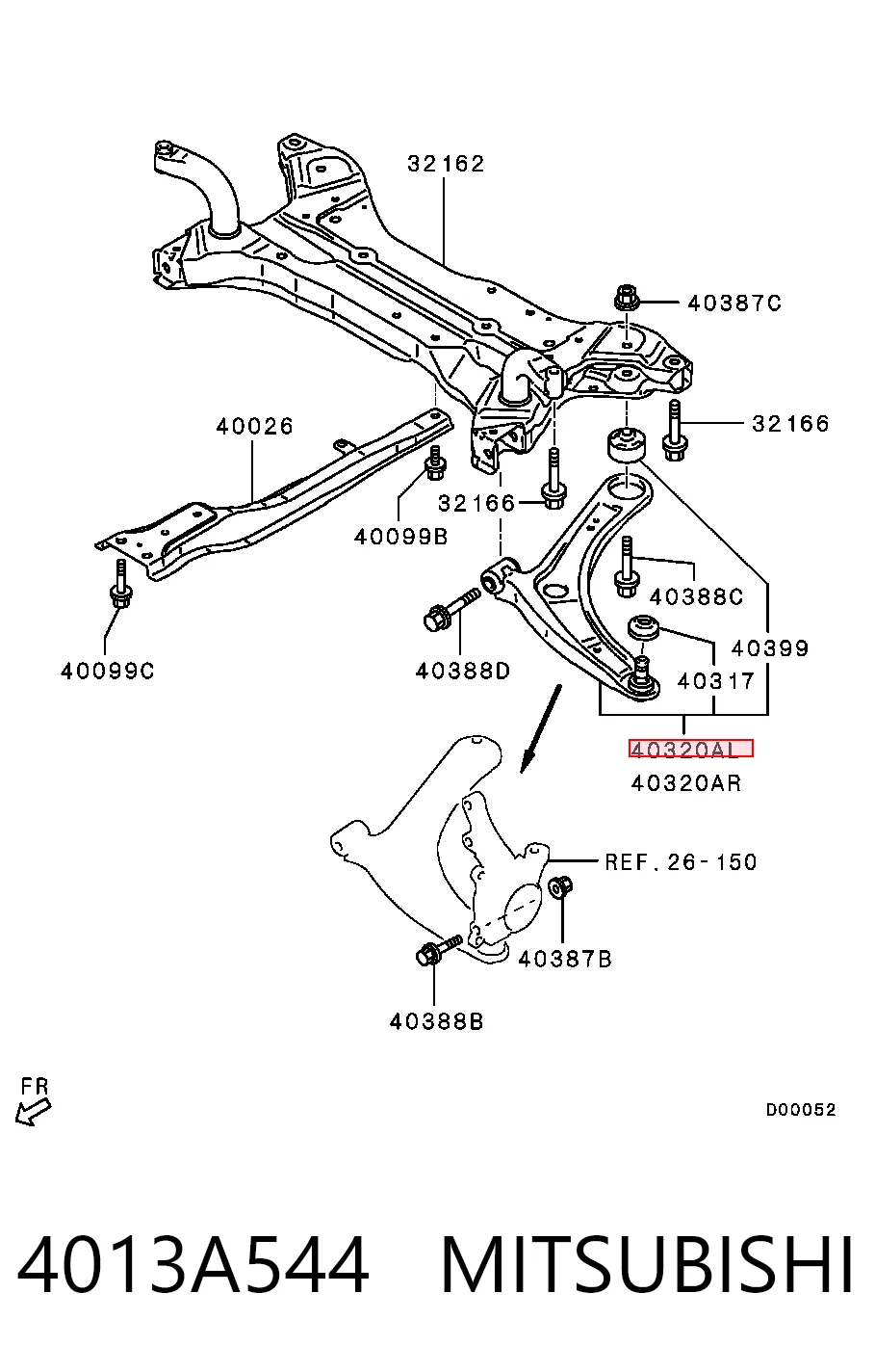 4013A544 Mitsubishi