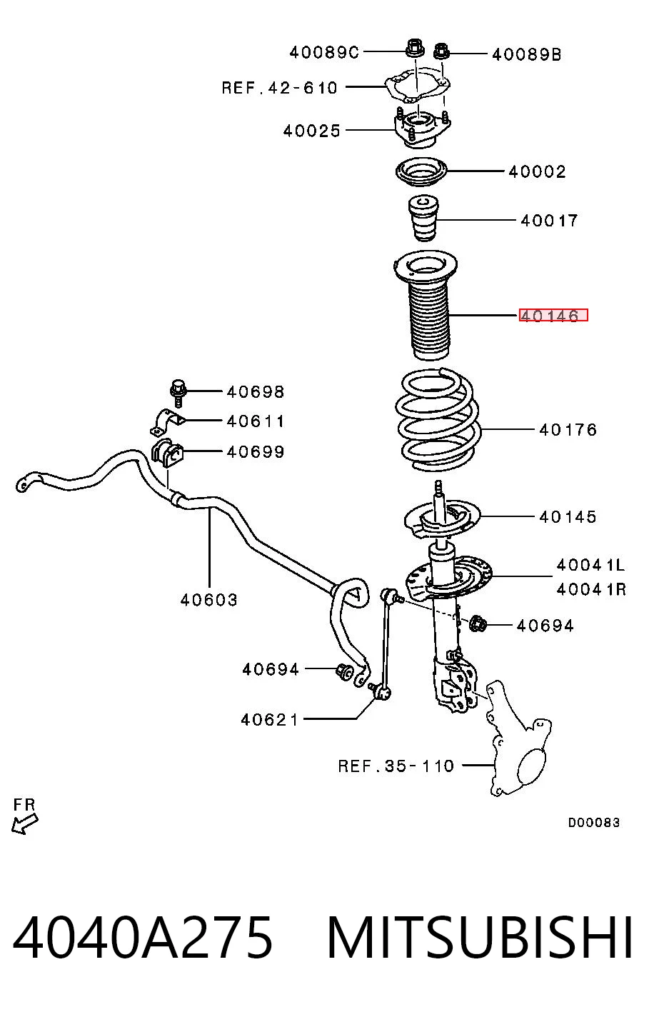 4040A275 Mitsubishi