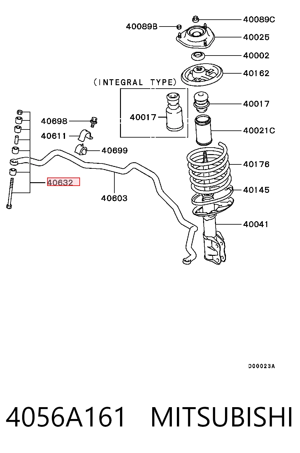 4056A161 Mitsubishi