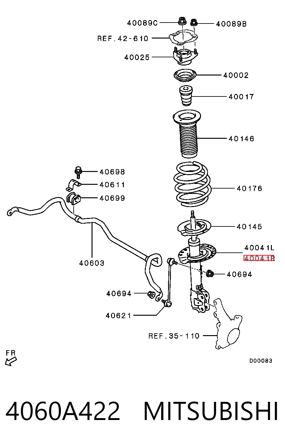 4060A422 Mitsubishi