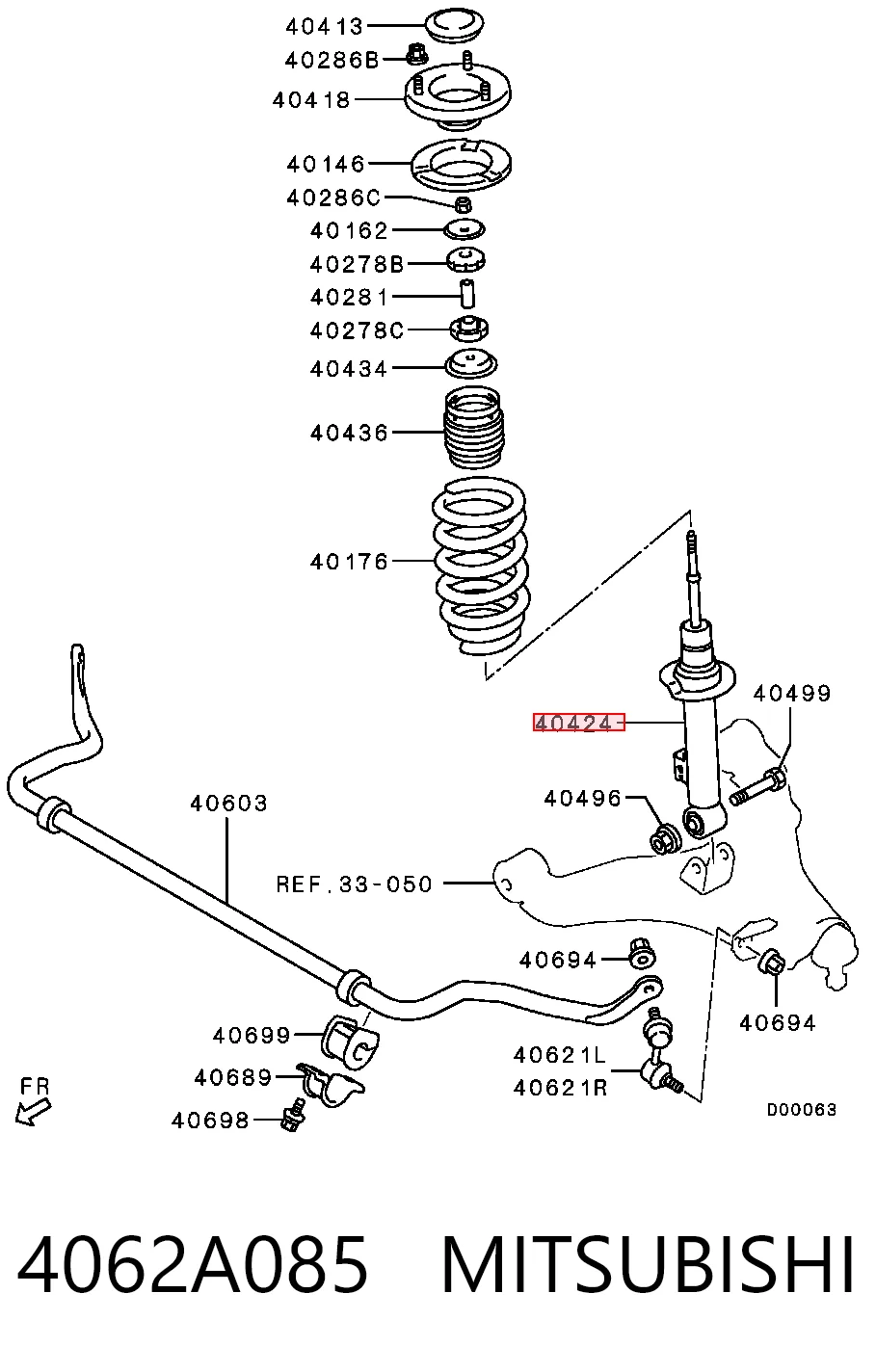 4062A085 Mitsubishi