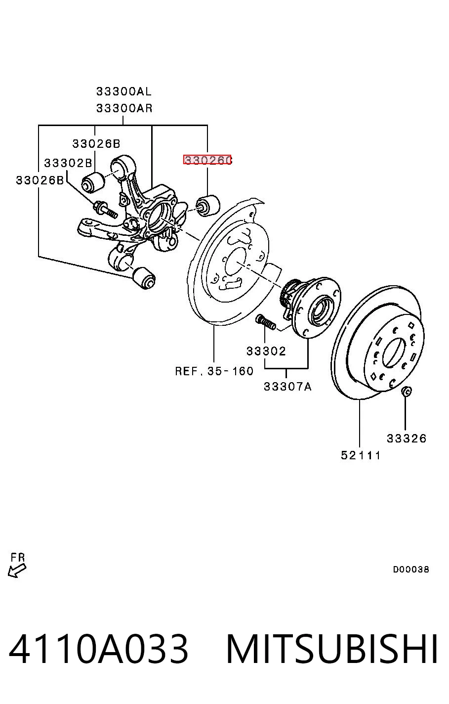 4110A033 Mitsubishi