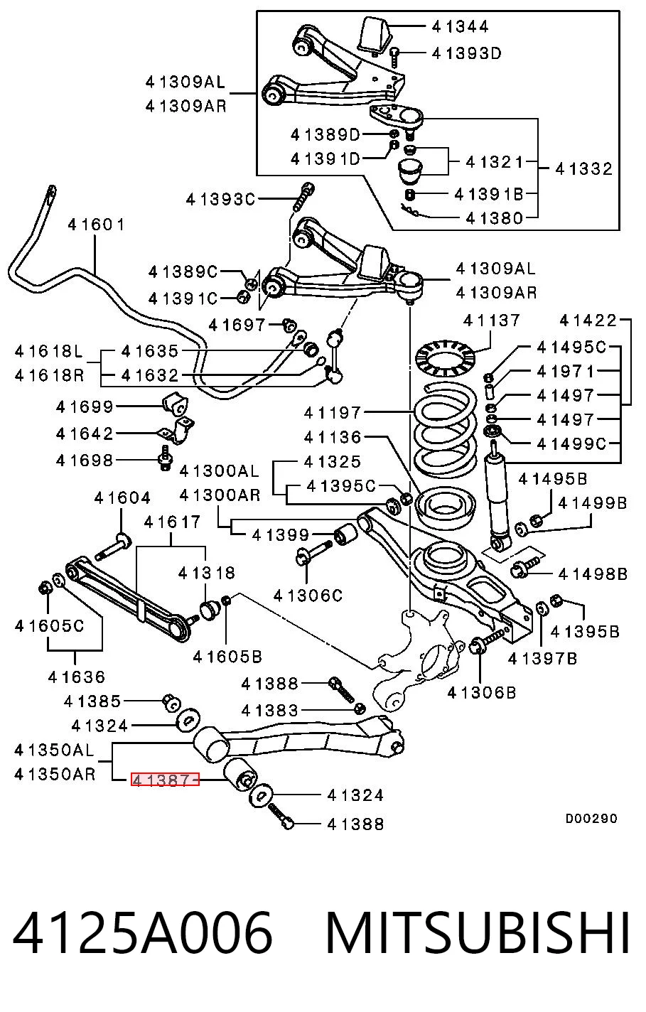 4125A006 Mitsubishi