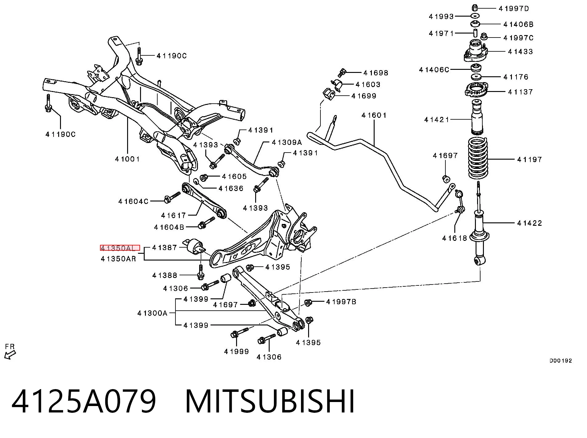 4125A079 Mitsubishi