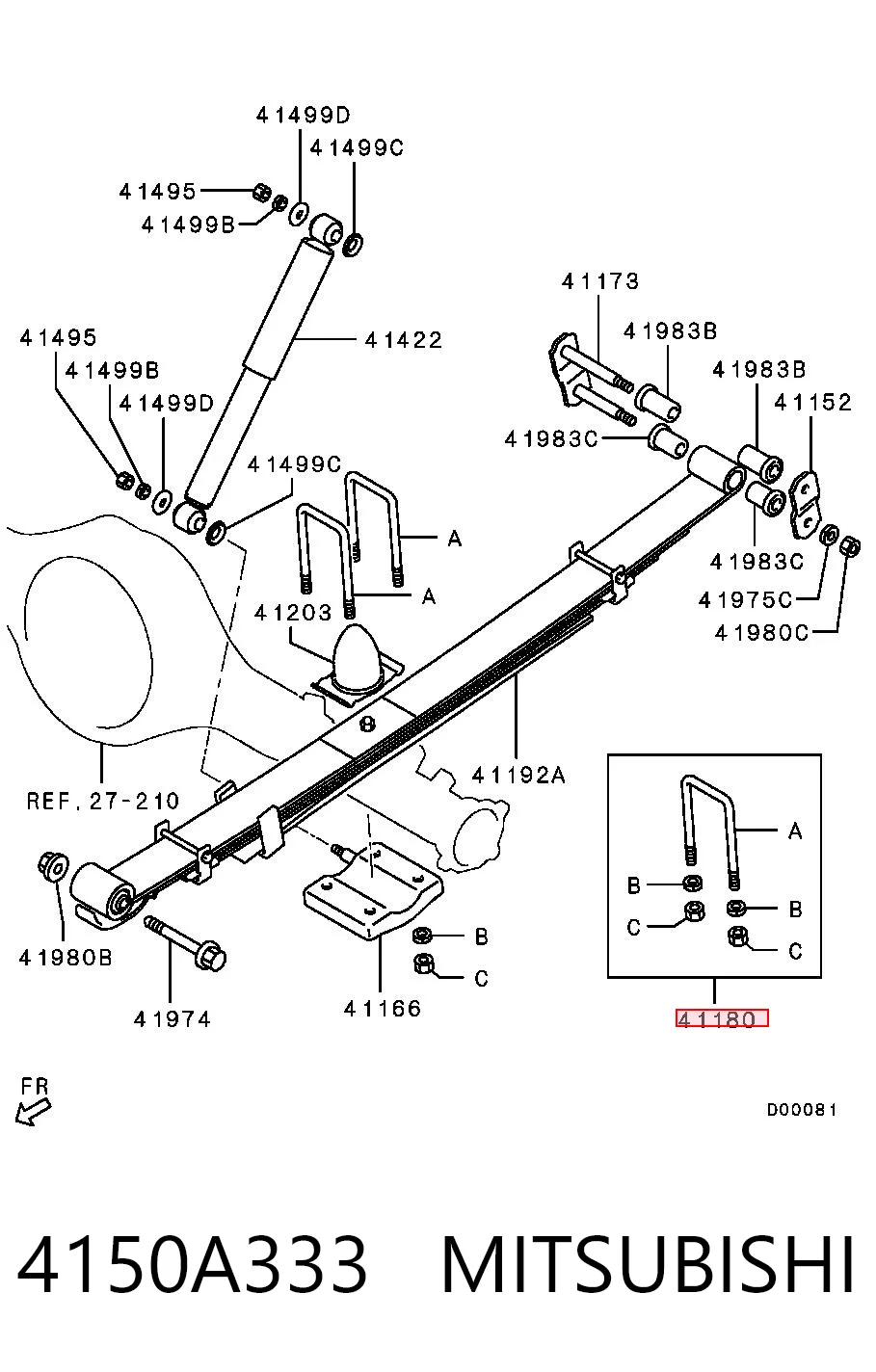 4150A333 Mitsubishi