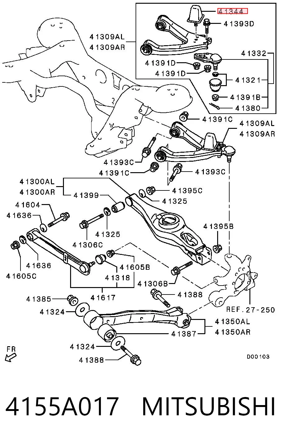 4155A017 Mitsubishi