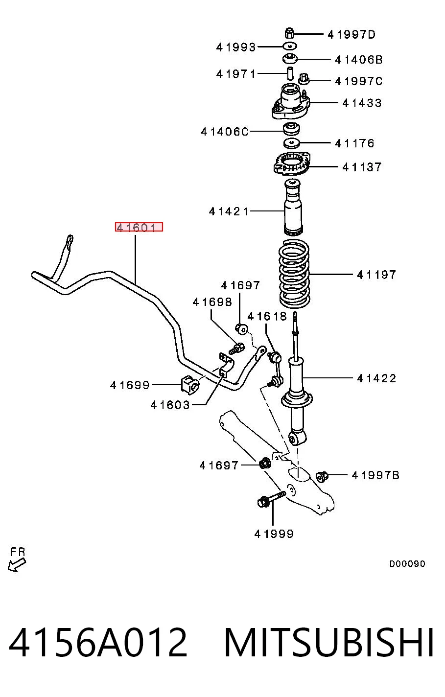 4156A012 Mitsubishi