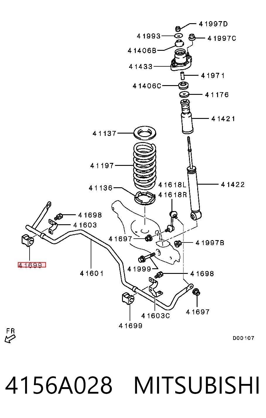 4156A028 Mitsubishi