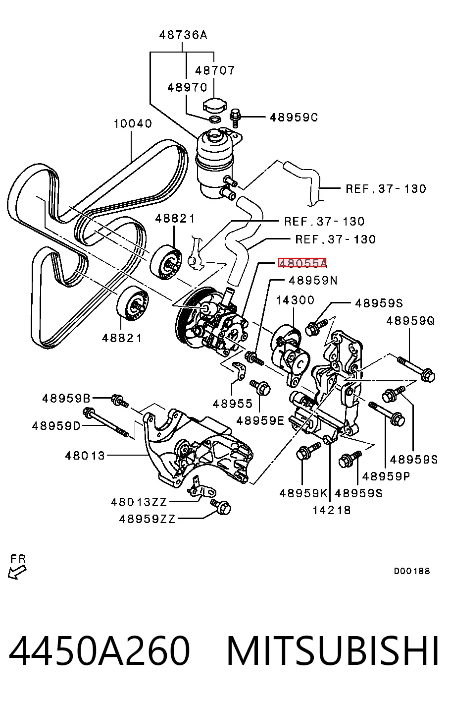  Pompa wspomagania hydraulicznego kierownicy Mitsubishi Lancer 9