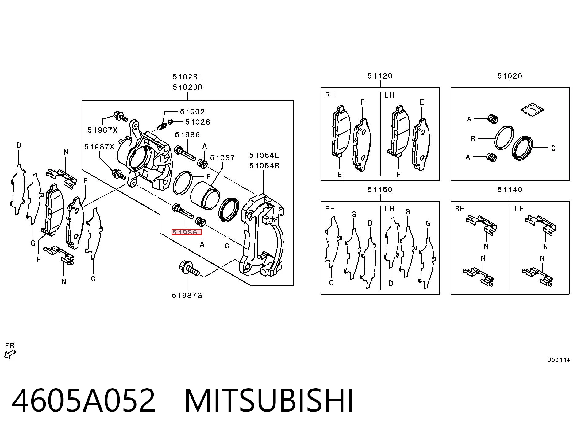 4605A052 Mitsubishi