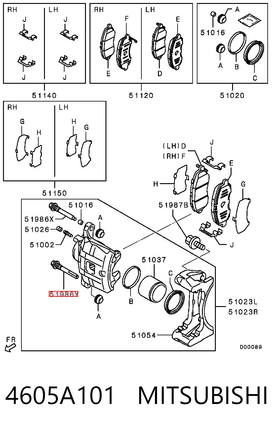 4605A101 Mitsubishi