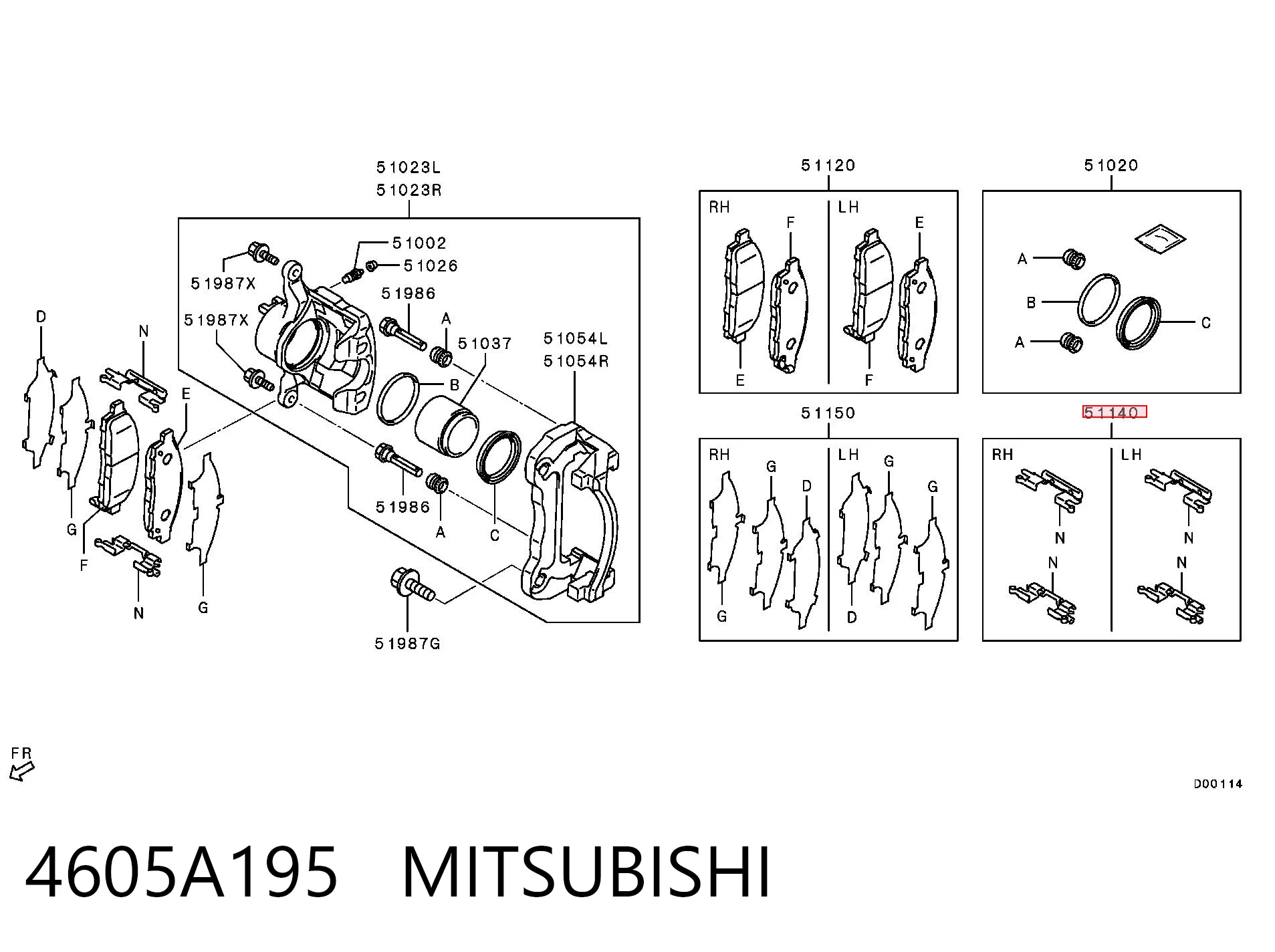 4605A195 Mitsubishi