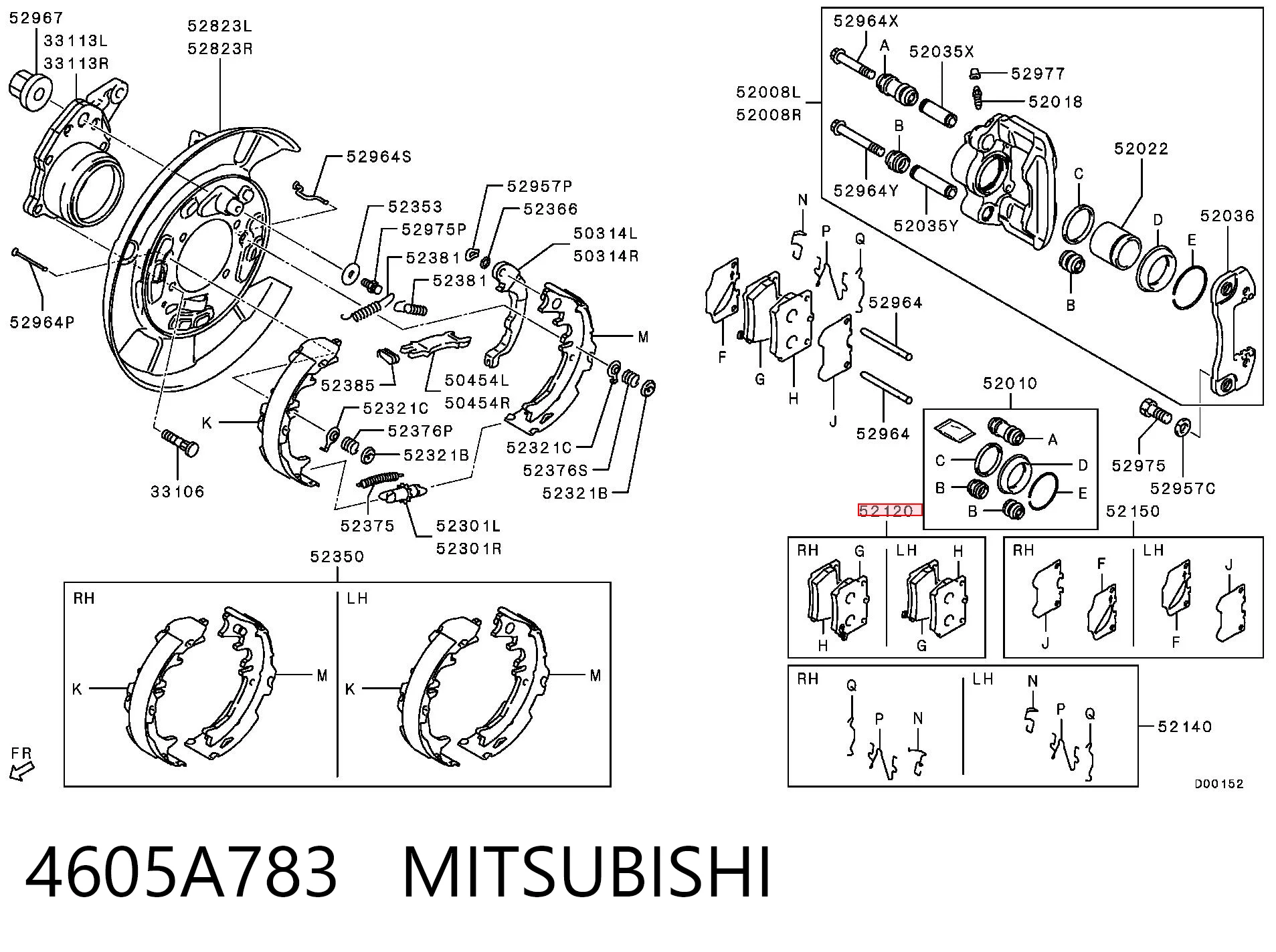 4605A783 Mitsubishi