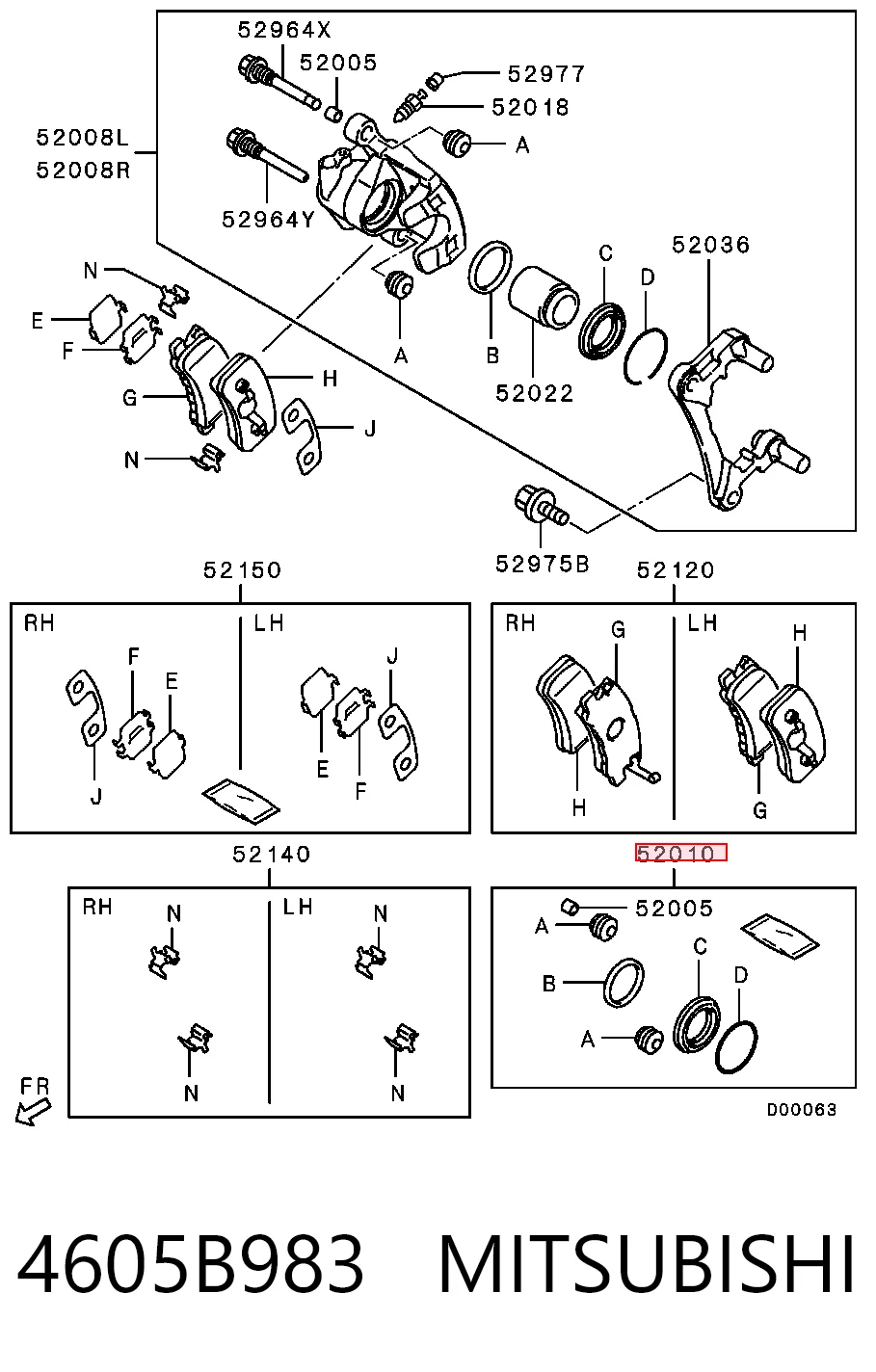 4605B983 Mitsubishi