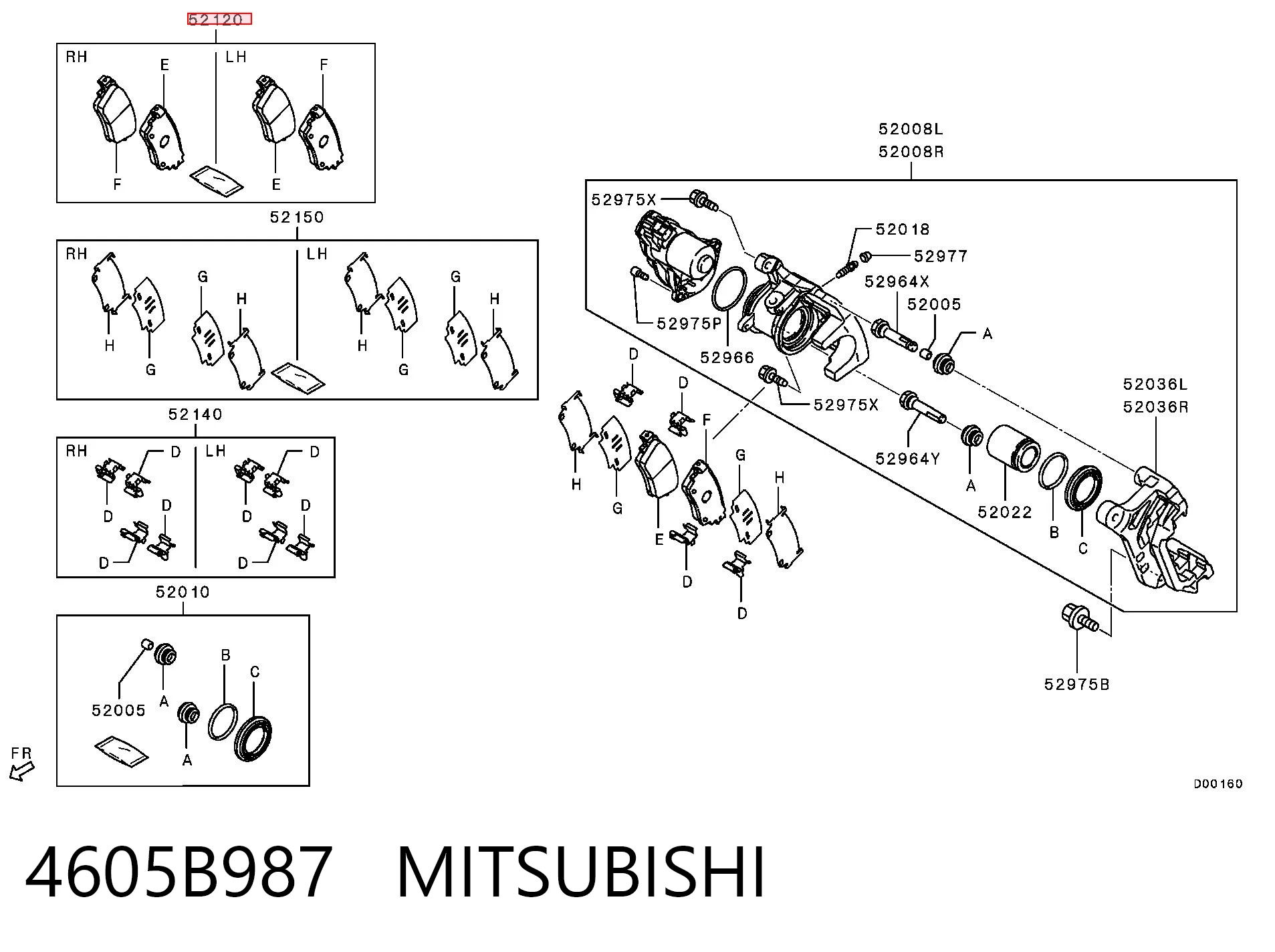 4605B987 Mitsubishi