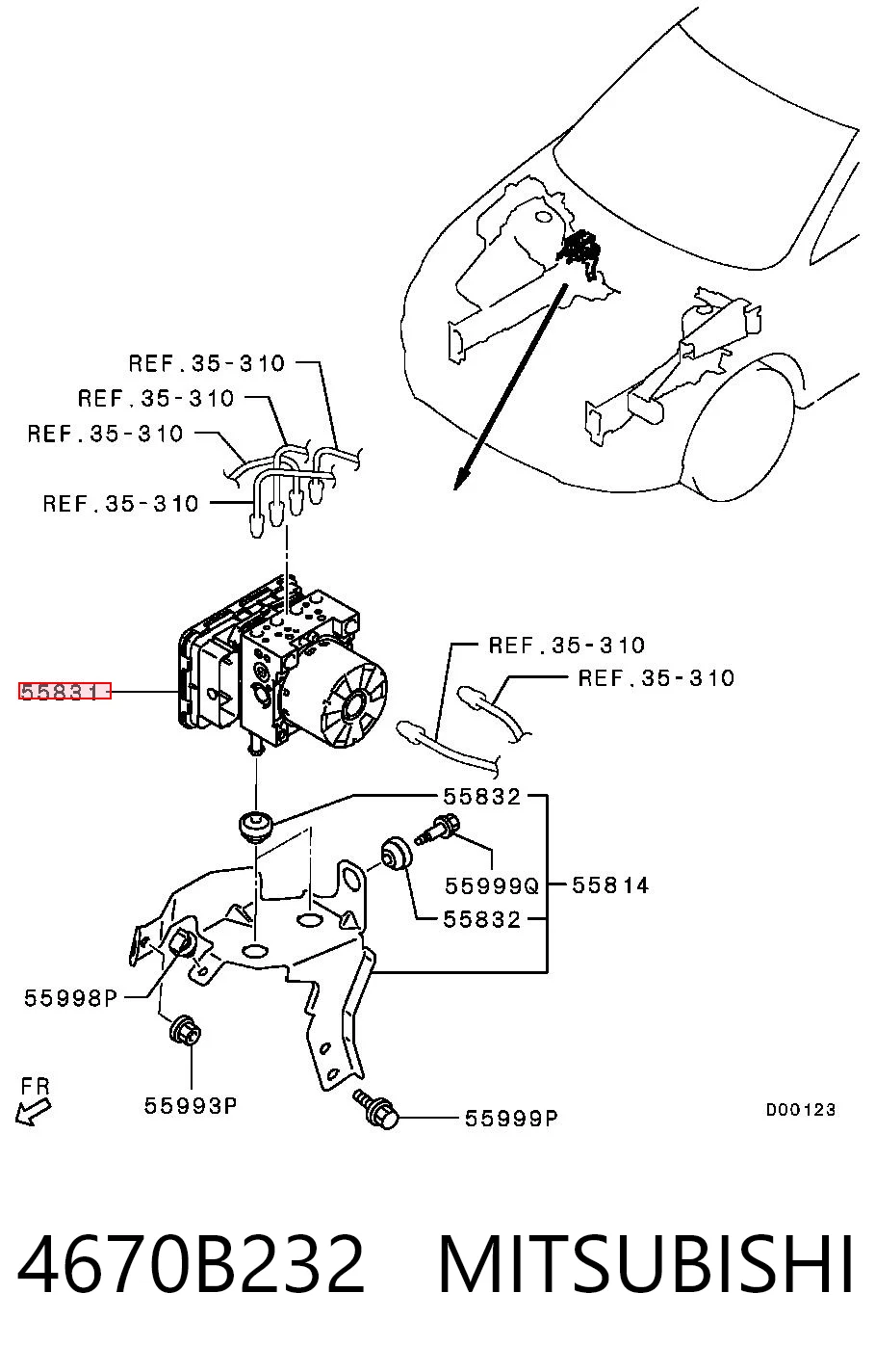 Sterownik ABS  hydrauliczny Mitsubishi Outlander III SUV (GF, GG) (2010 - 2022) cena, od 367,82 USD