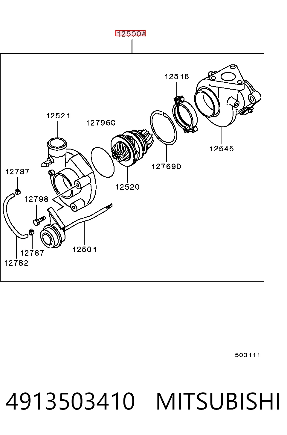 Turbina do Mitsubishi Pajero III 
