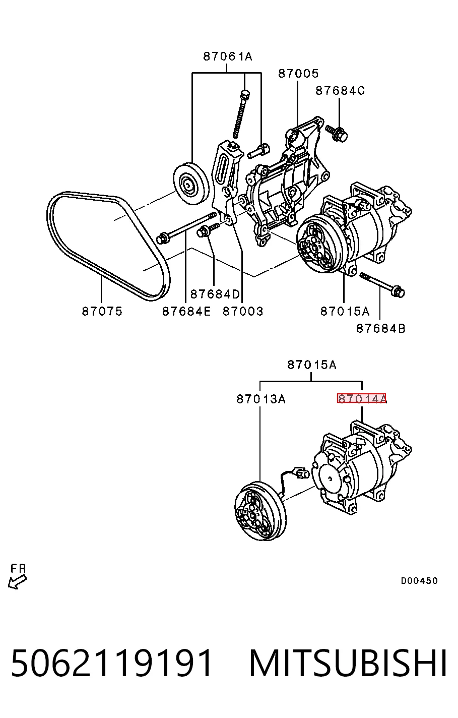 Do koszyka Sprężarka klimatyzacji Mitsubishi L 200 IV KA, KB