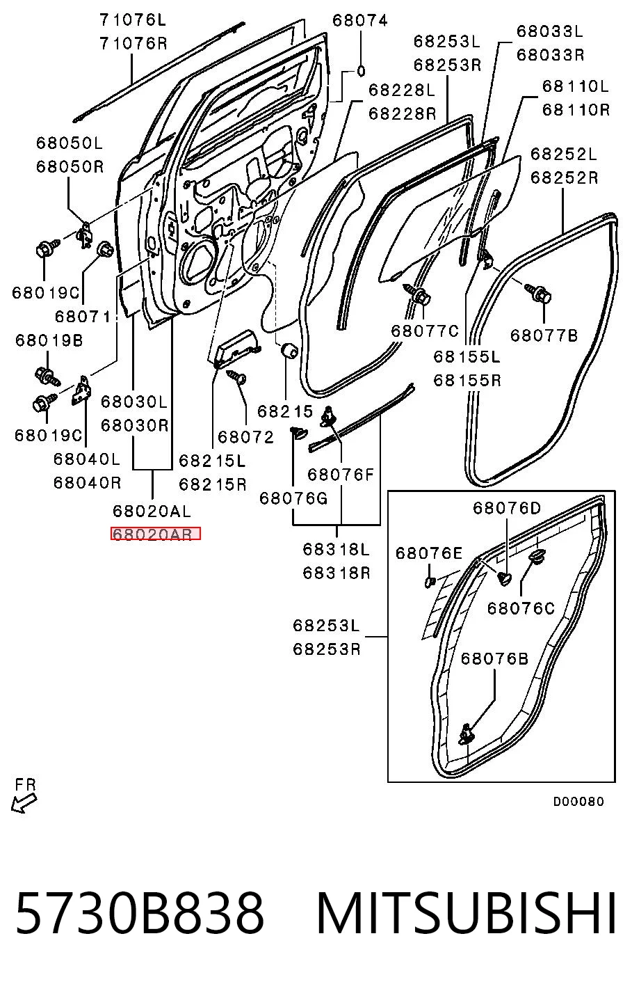 5730B838 Mitsubishi