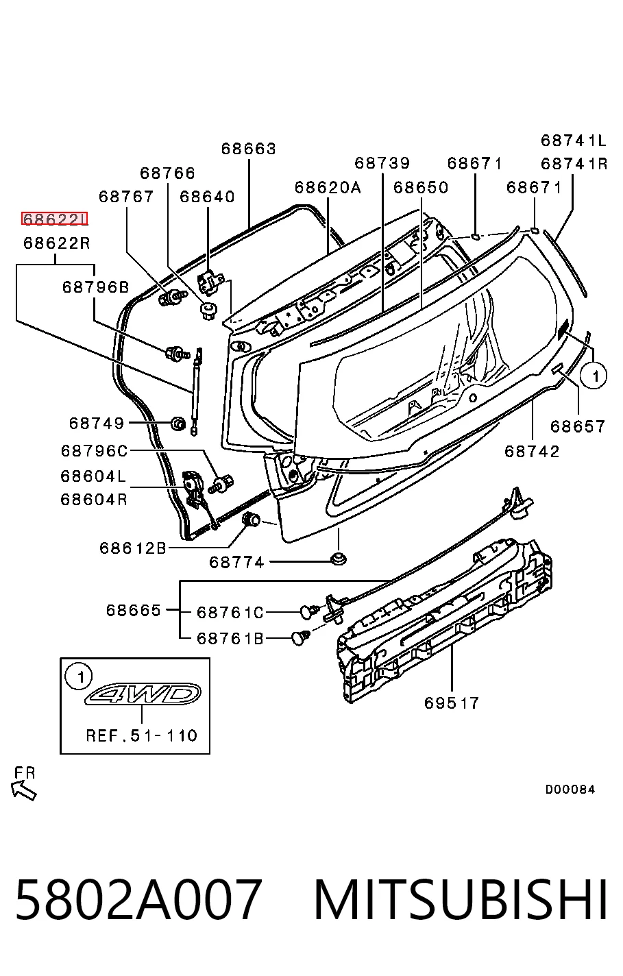 5802A007 Mitsubishi