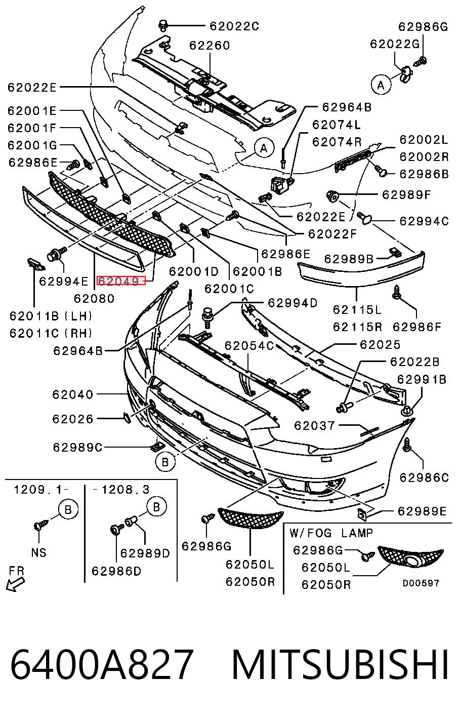 6400A827 Mitsubishi
