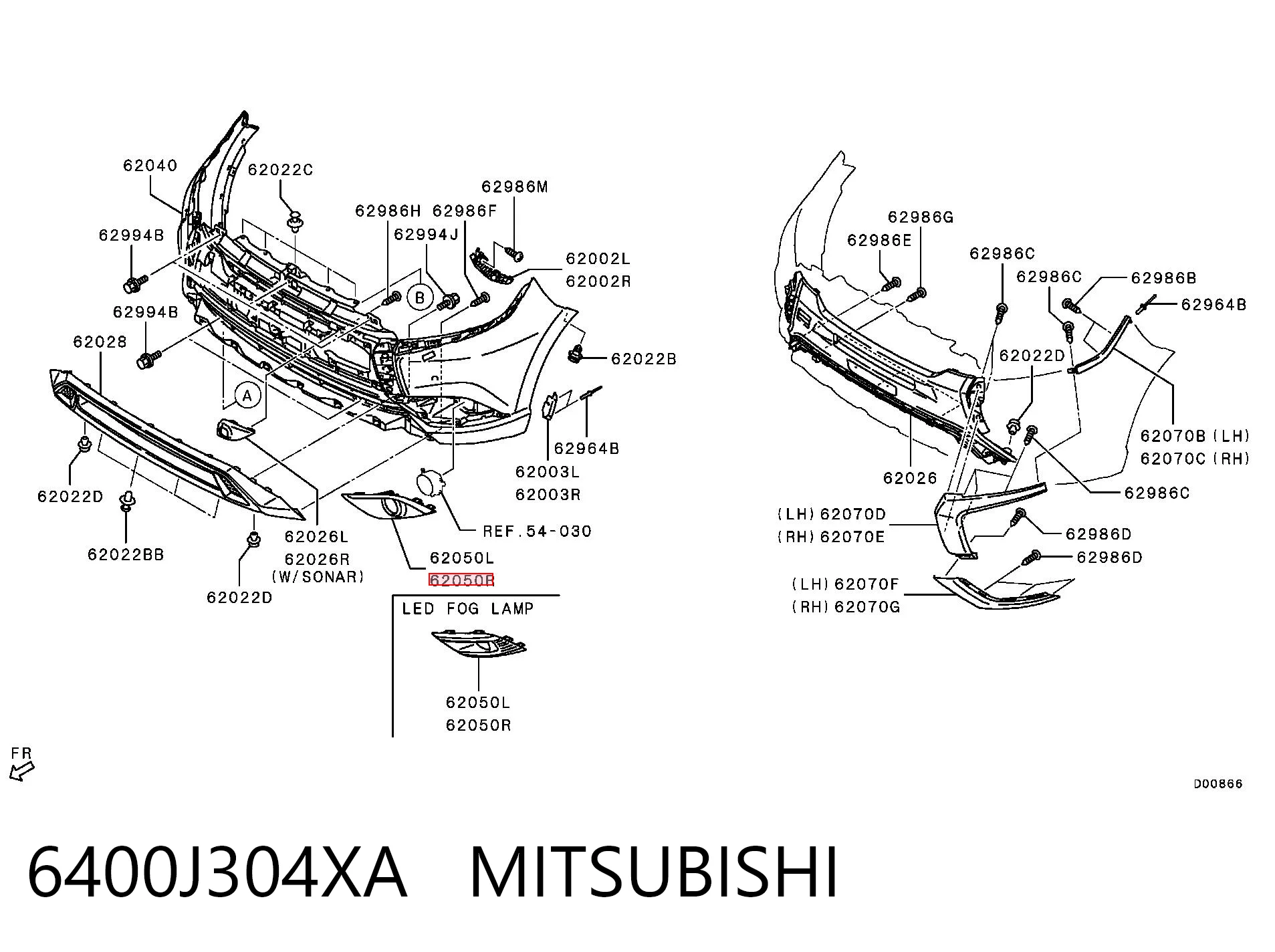 6400J304XA Mitsubishi