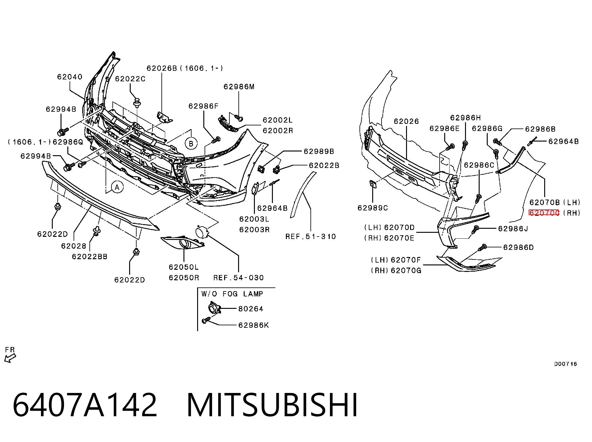 6407A142 Mitsubishi