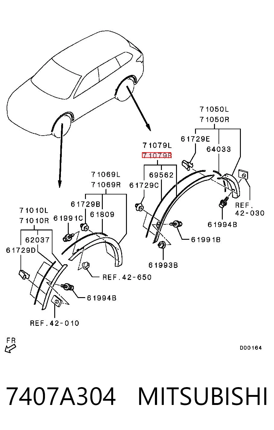 7407A304 Mitsubishi