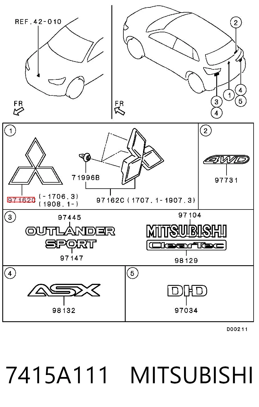 7415A111 Mitsubishi