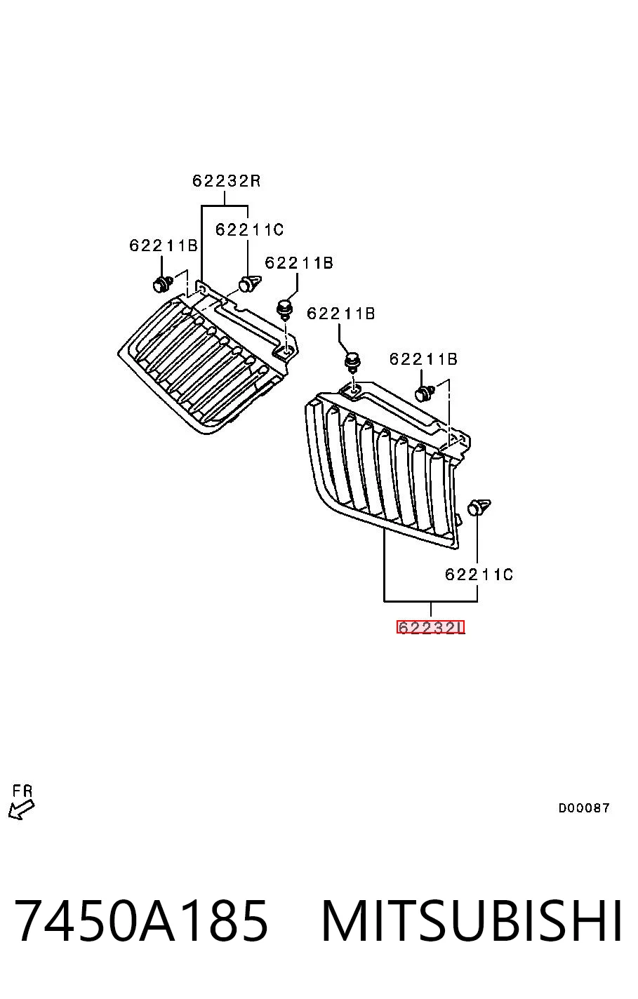 7450A185 Mitsubishi