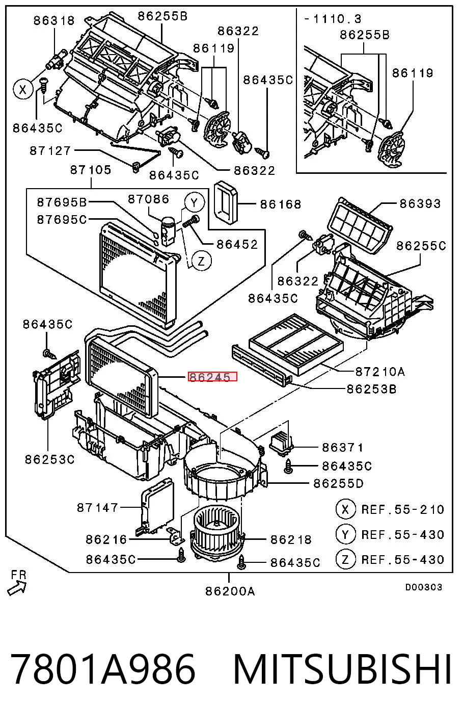 7801A986 Mitsubishi