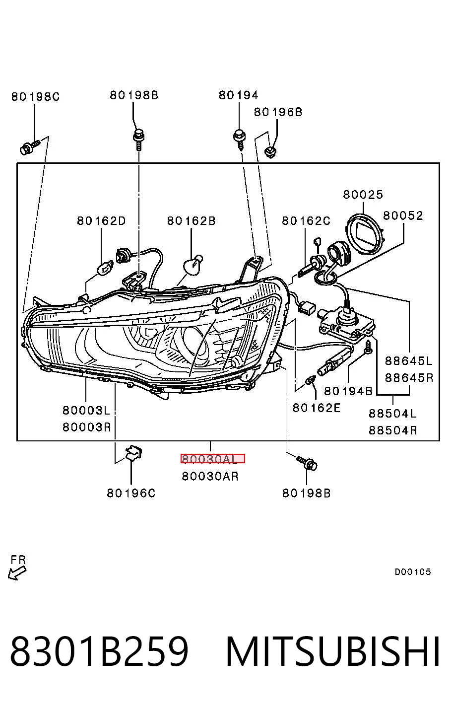 8301B259 Mitsubishi