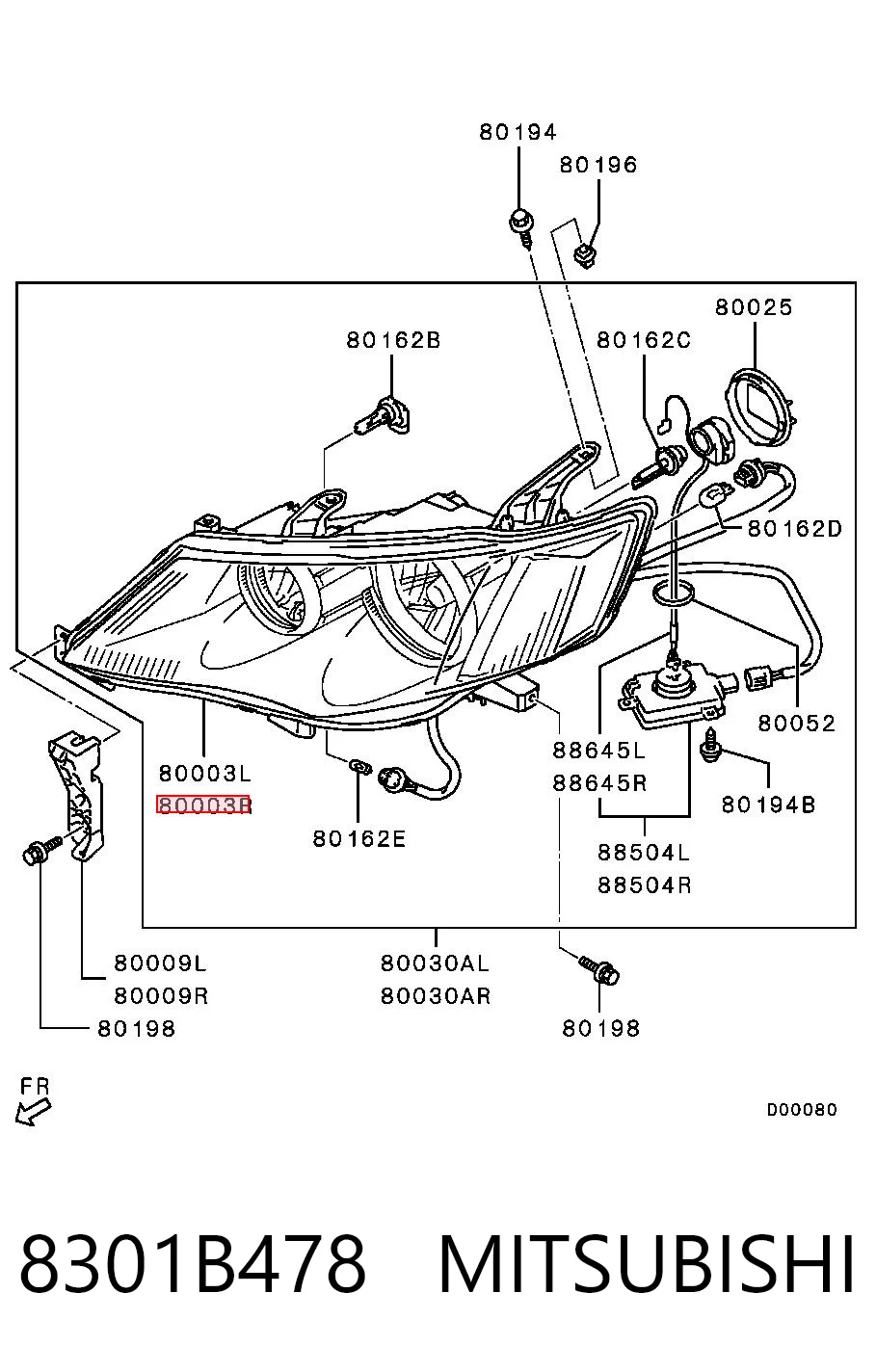 8301B478 Mitsubishi
