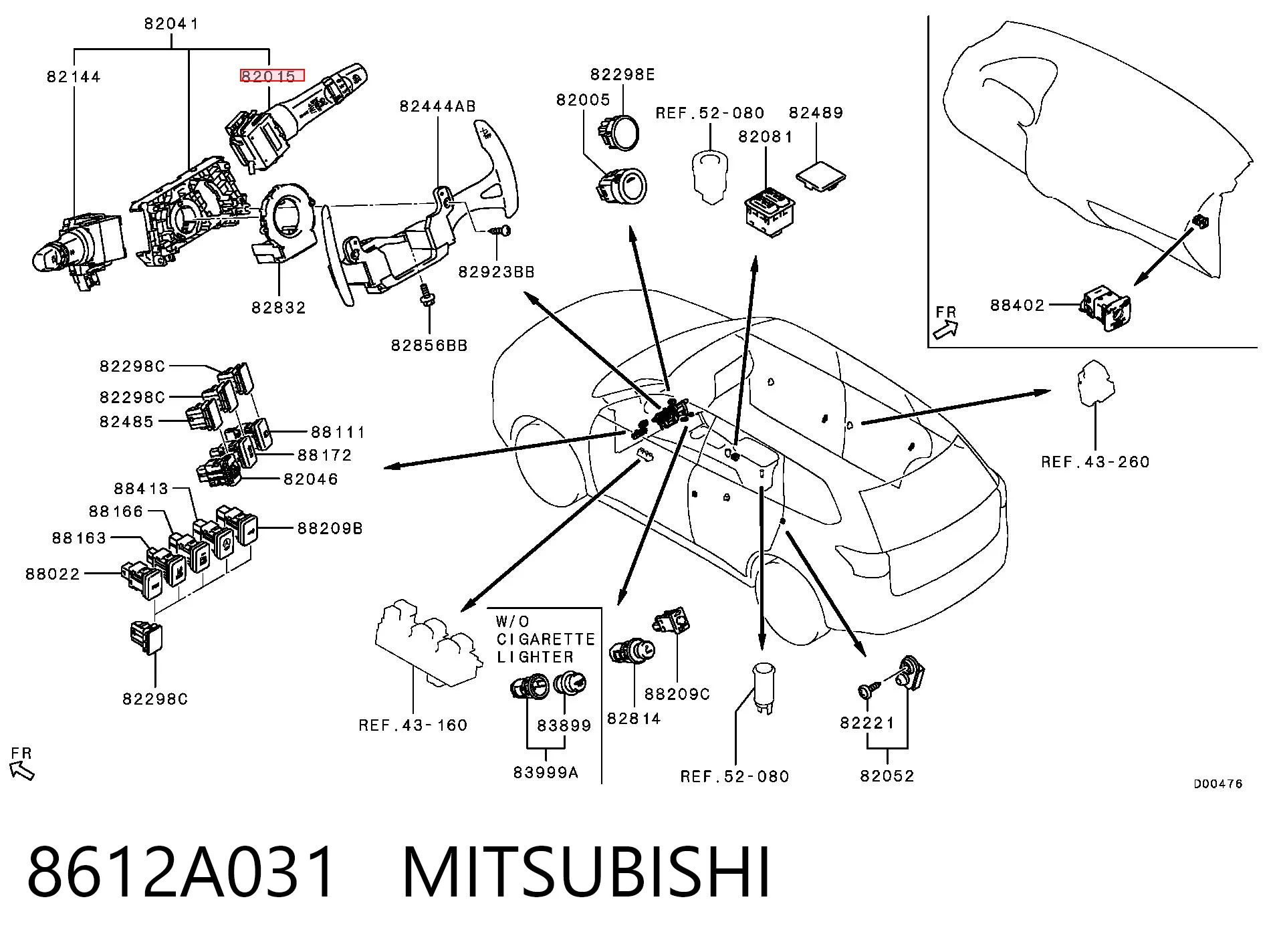 8612A031 Mitsubishi
