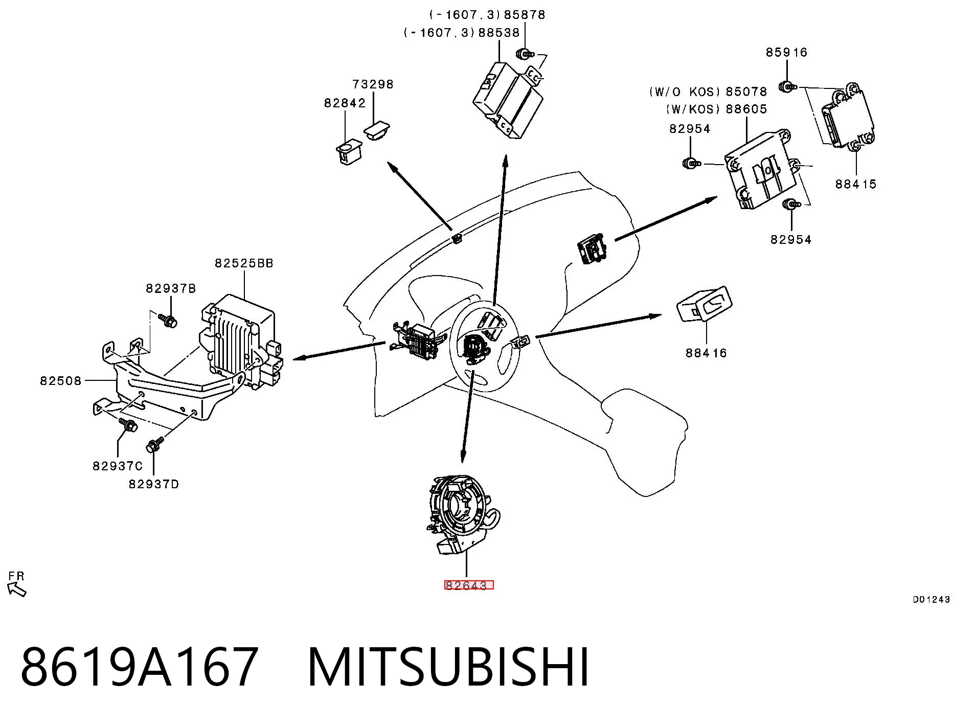 8619A167 Mitsubishi
