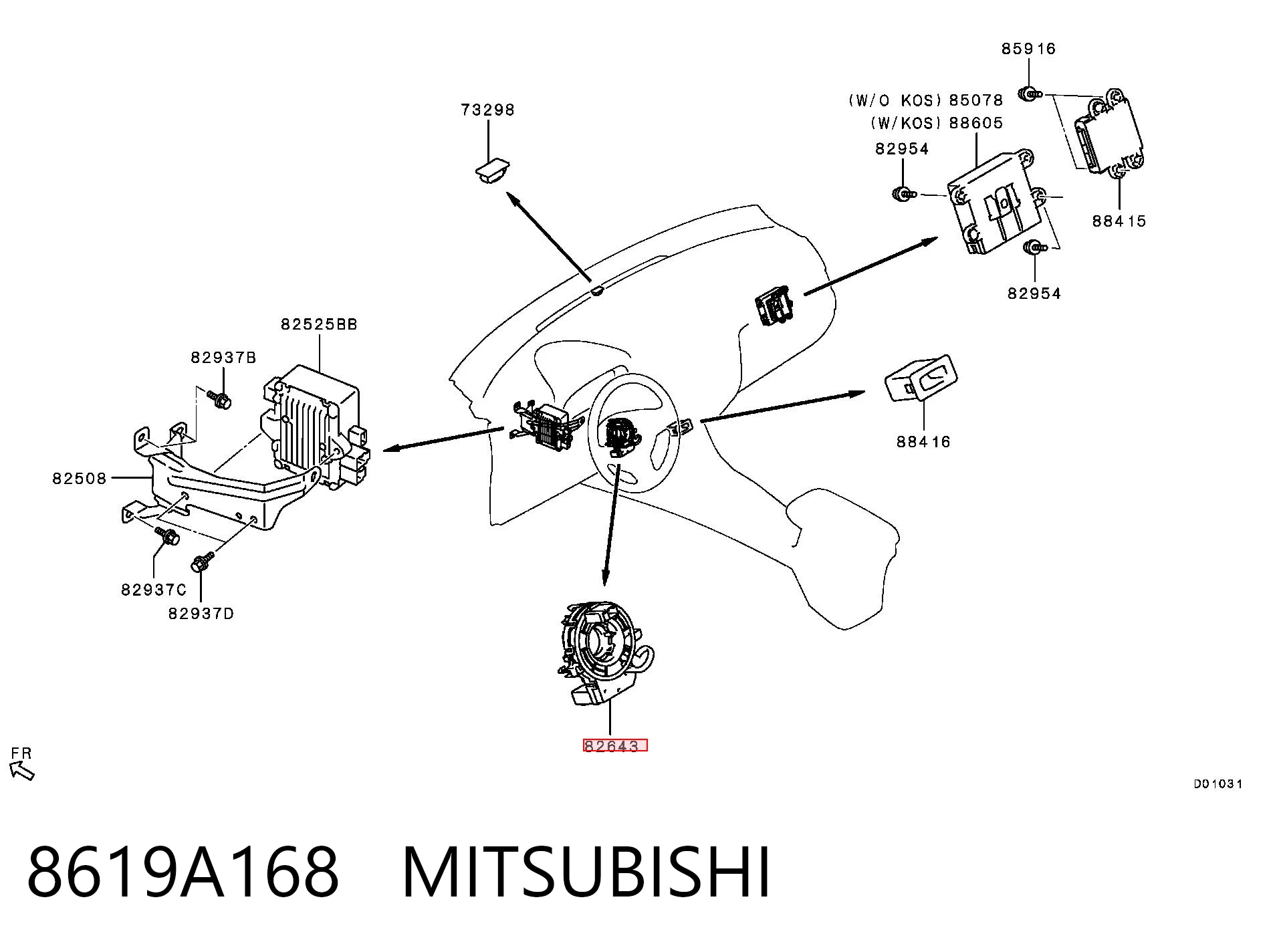 8619A168 Mitsubishi