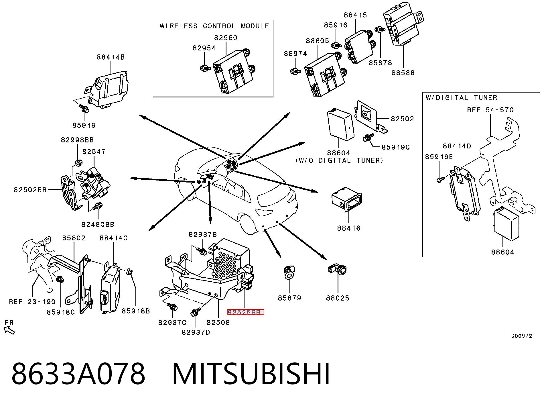 8633A078 Mitsubishi
