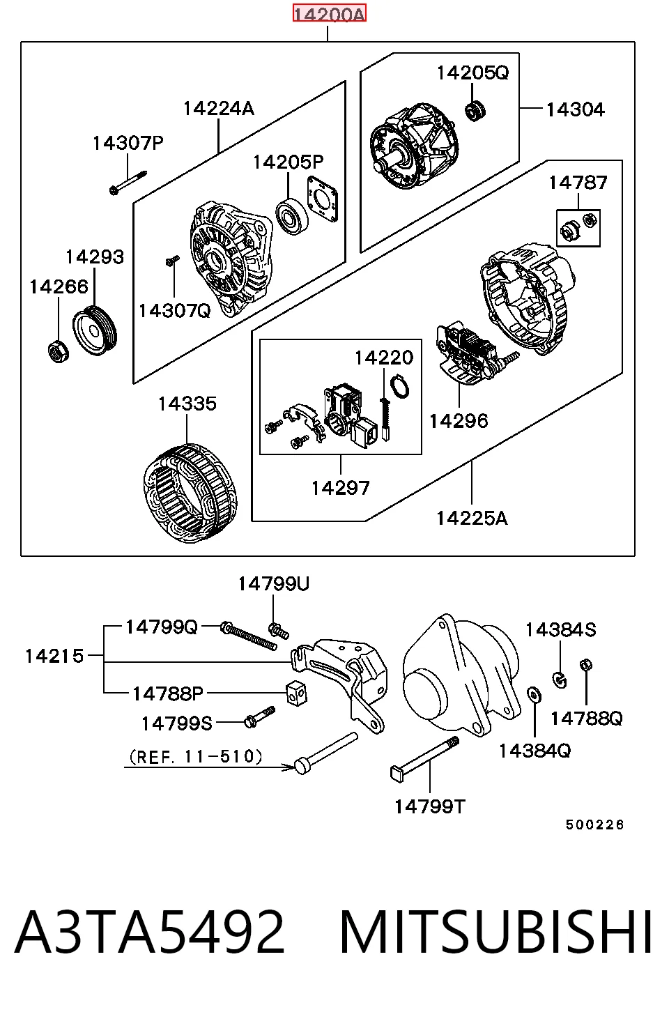 Do koszyka Alternator Hyundai Sonata IV EF