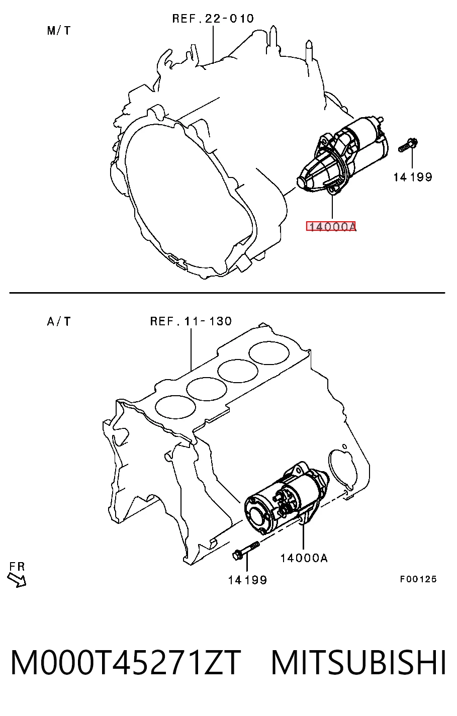Rozrusznik Mitsubishi Lancer X sedana (CY_A, CZ_A) (2007 - 2026) cena, od 56,18 USD