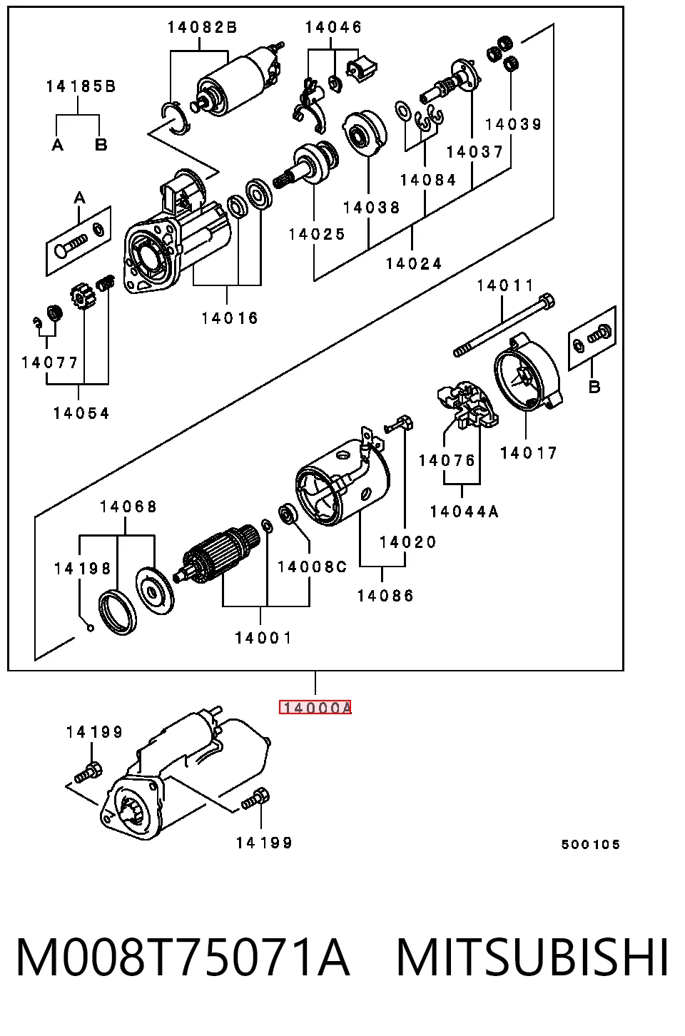 M008T75071A Mitsubishi