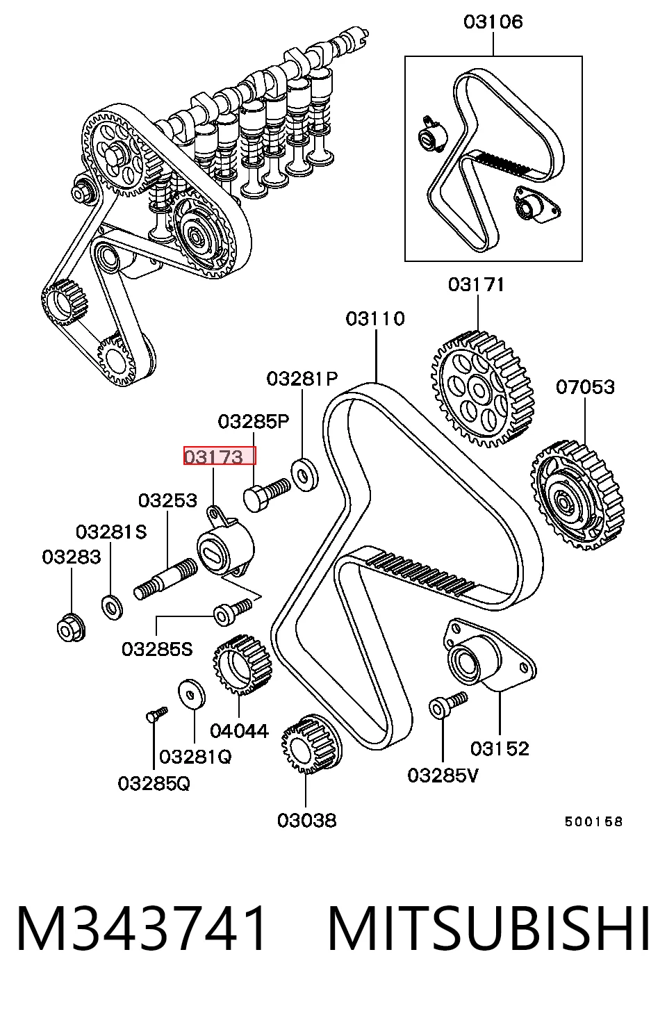 Rolka napinacza paska rozrządu do Renault 21  L48