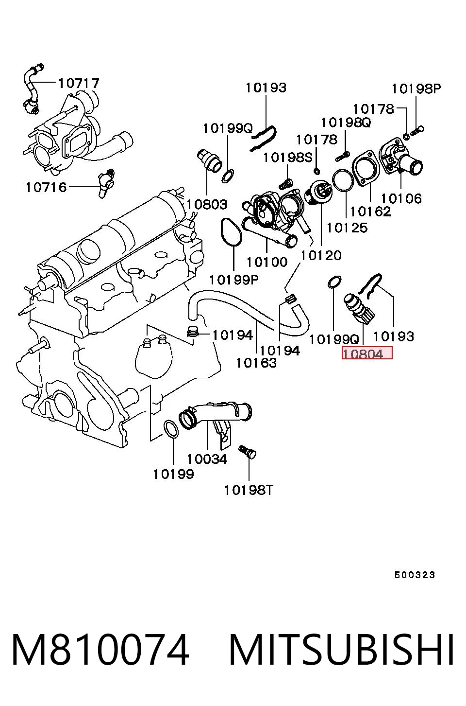  Czujnik temperatury płynu chłodzącego Renault Trafic 1